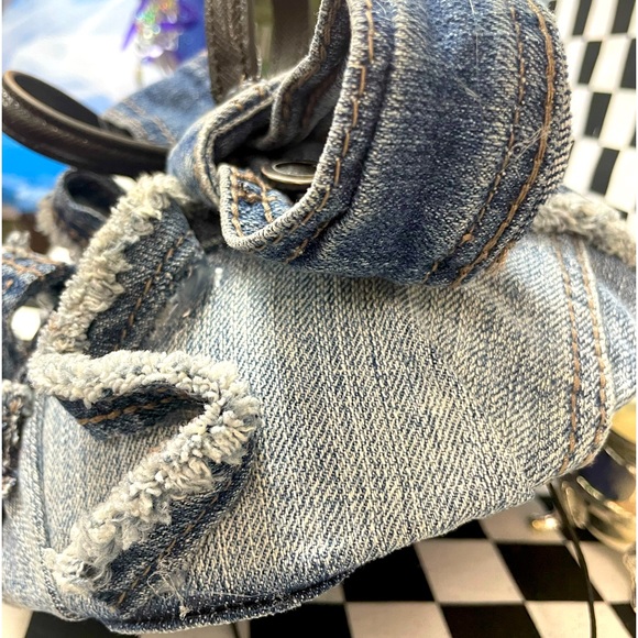 Custom Denim Fascinator hat - Picture 3 of 5